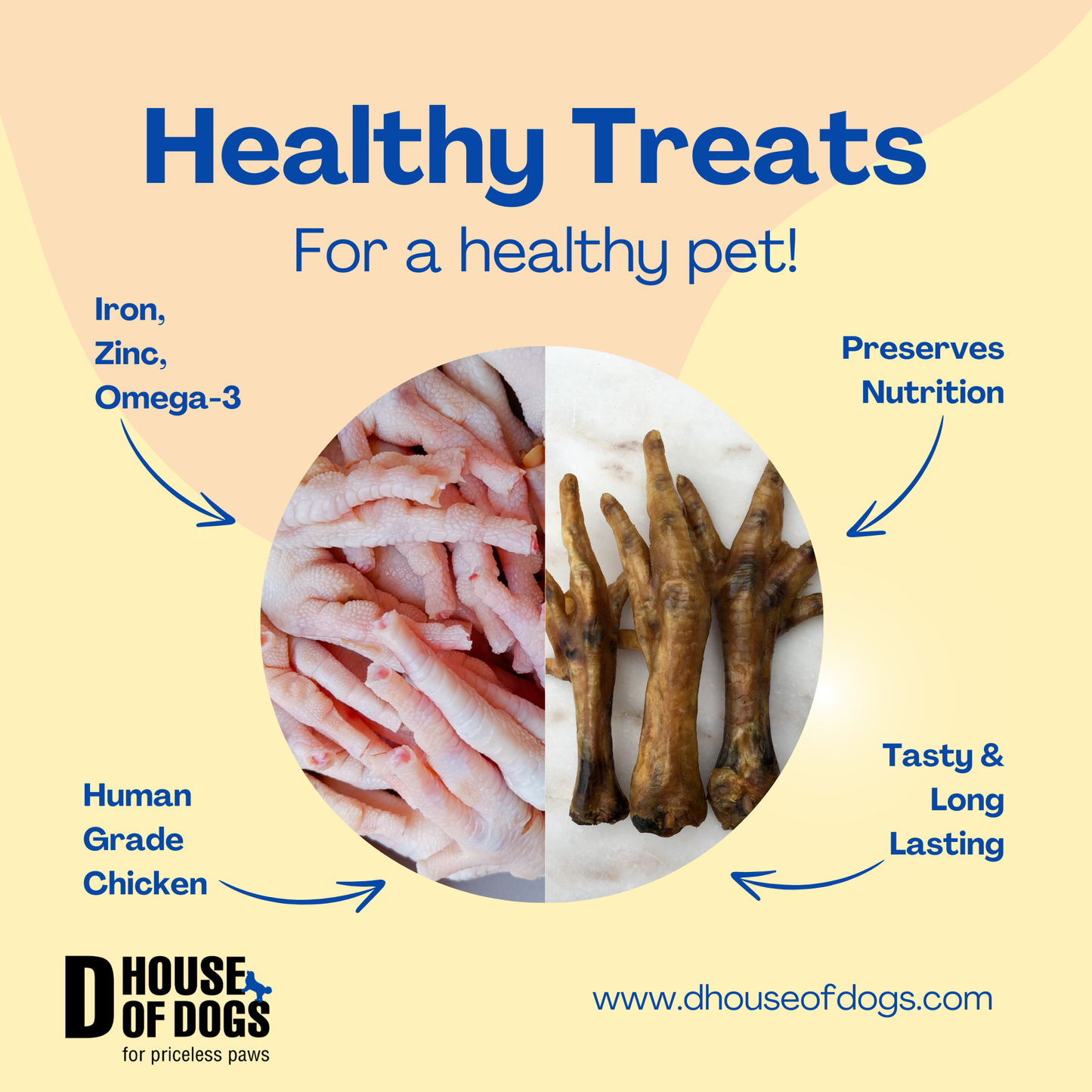 Feets Of Fury - Dehydrated Chicken Feet Chews