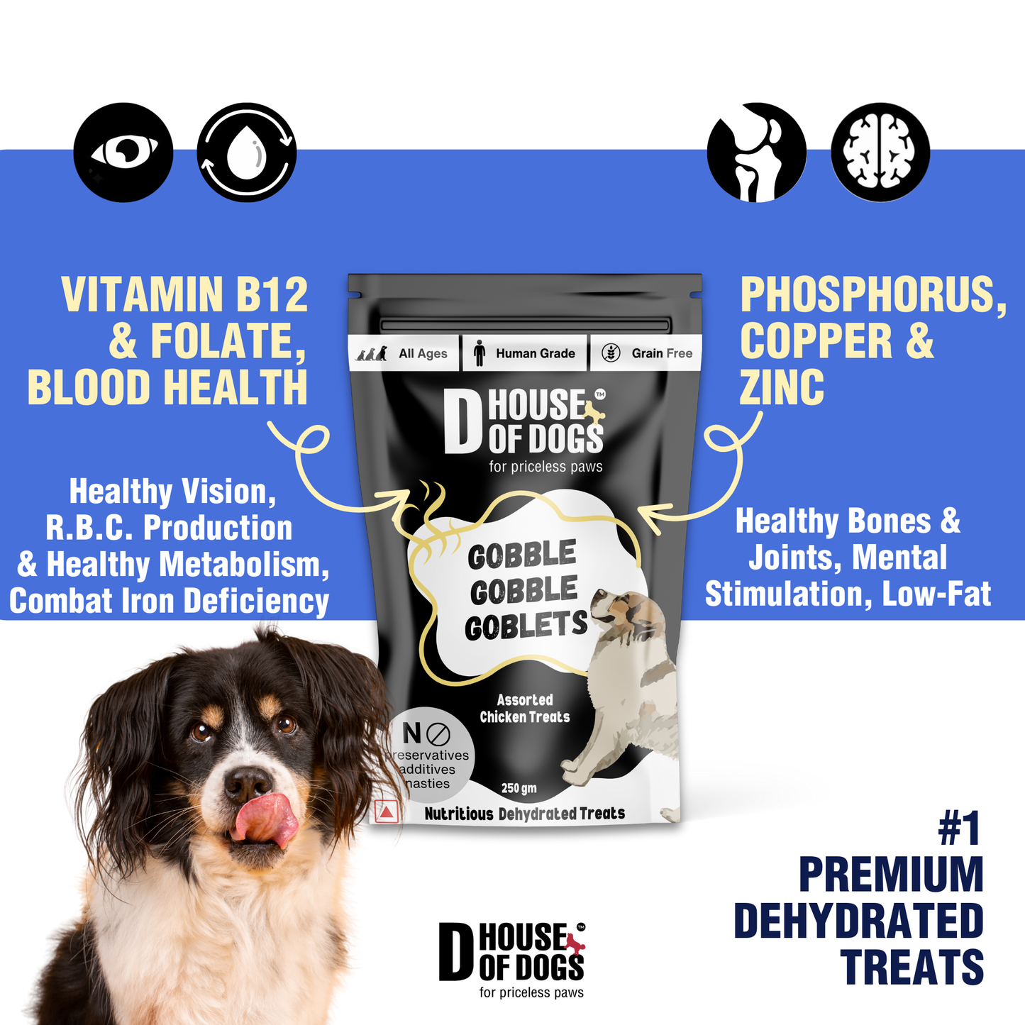 Gobble Gobble Goblets – Variety Assorted Dehydrated Chews