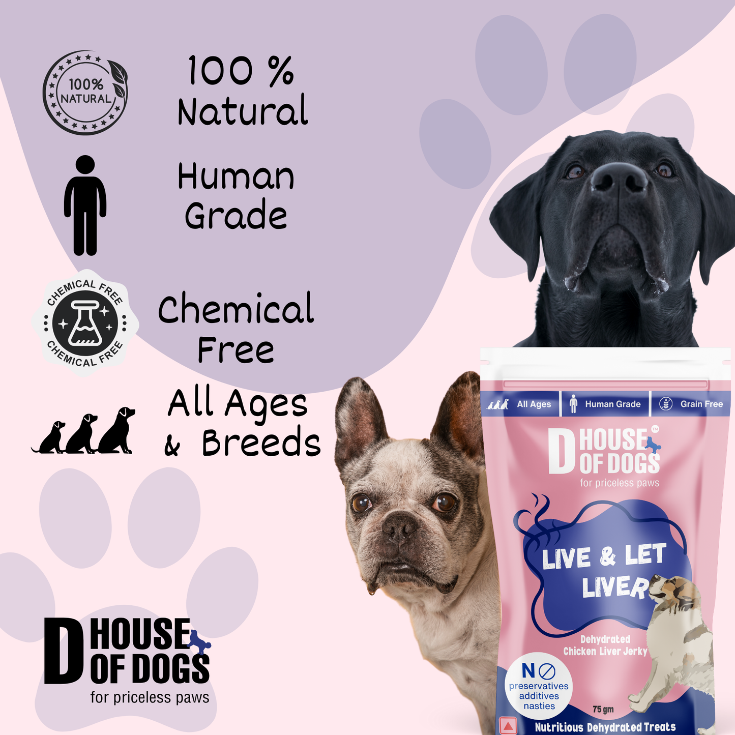 Live & Let Liver - Dehydrated Liver Jerky Chews
