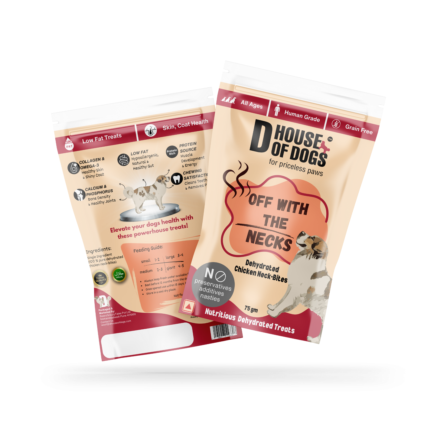 Off with the Necks - Dehydrated Chicken Neck Chews