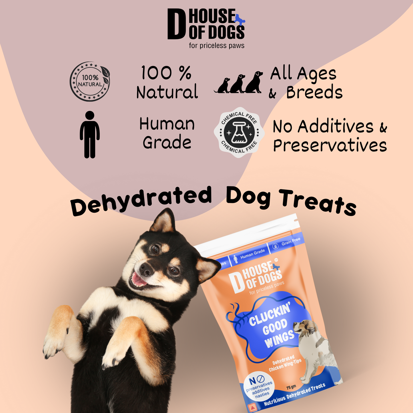 Cluckin Good Wings – Dehydrated Chicken Wing Chews