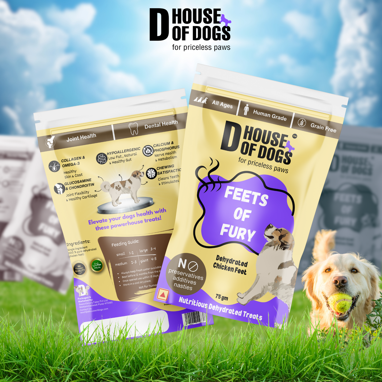 Feets Of Fury - Dehydrated Chicken Feet Chews