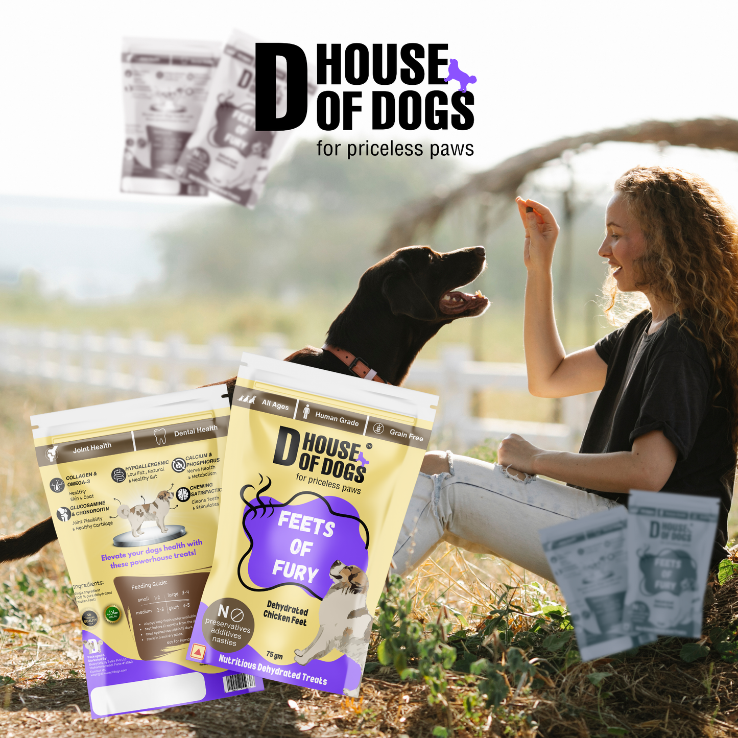 Feets Of Fury - Dehydrated Chicken Feet Chews