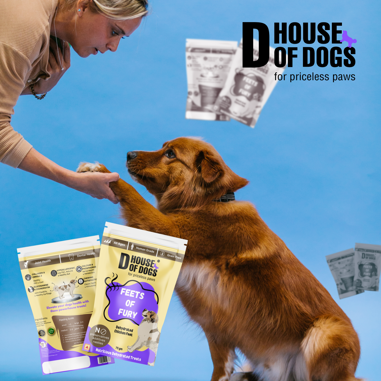 Feets Of Fury - Dehydrated Chicken Feet Chews