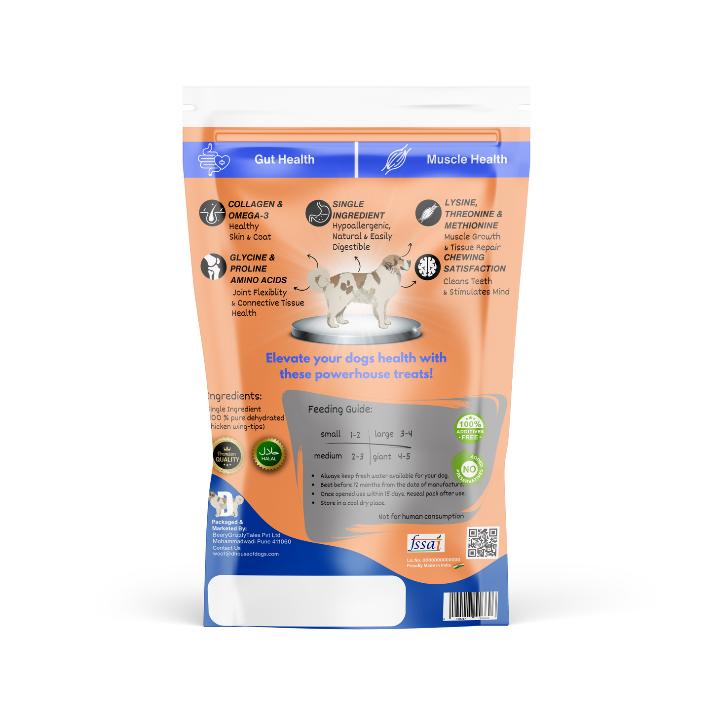 Cluckin Good Wings – Dehydrated Chicken Wing Chews