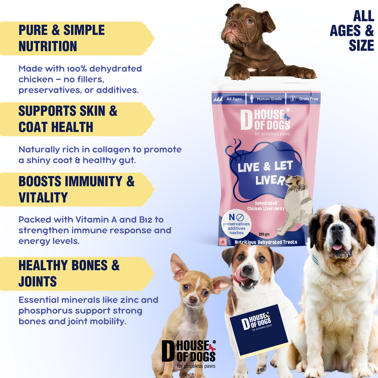 Live & Let Liver - Dehydrated Liver Jerky Chews