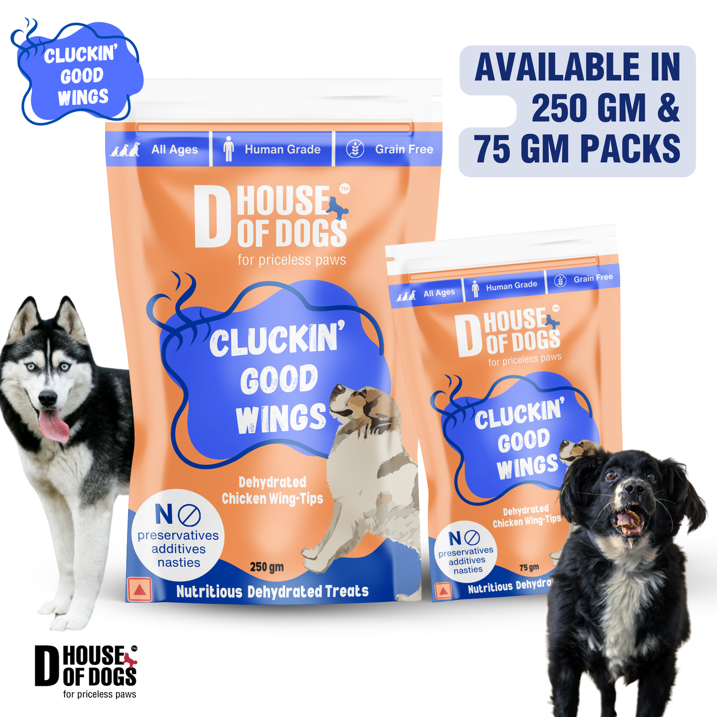 Cluckin Good Wings – Dehydrated Chicken Wing Chews