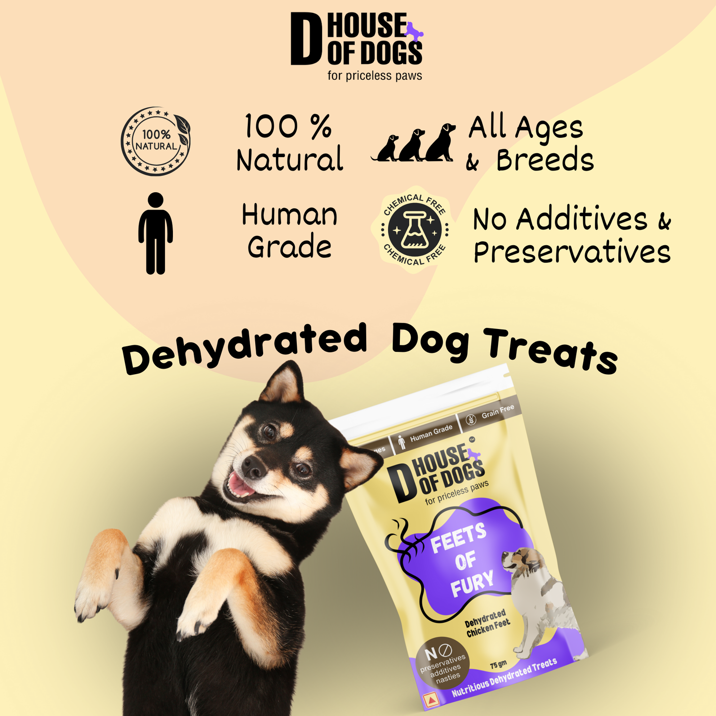 Feets Of Fury - Dehydrated Chicken Feet Chews