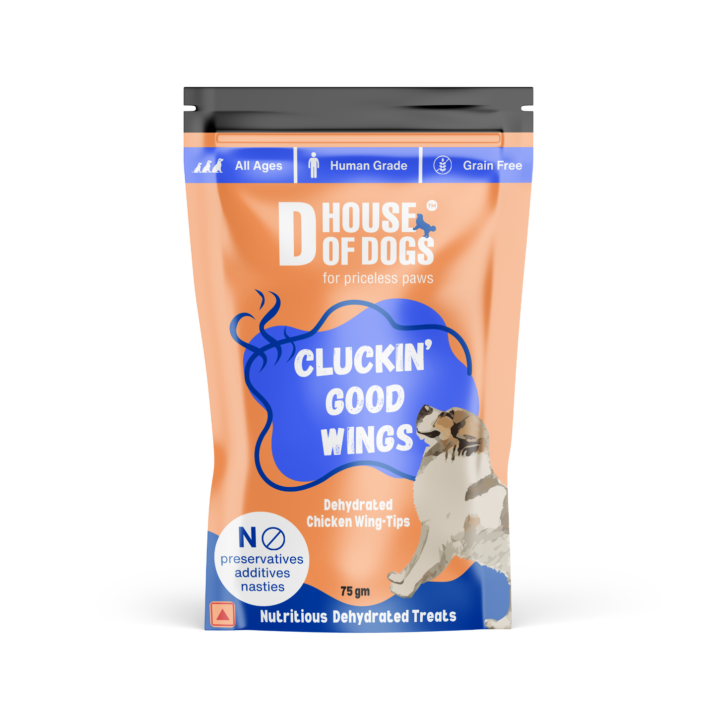Cluckin Good Wings – Dehydrated Chicken Wing Chews