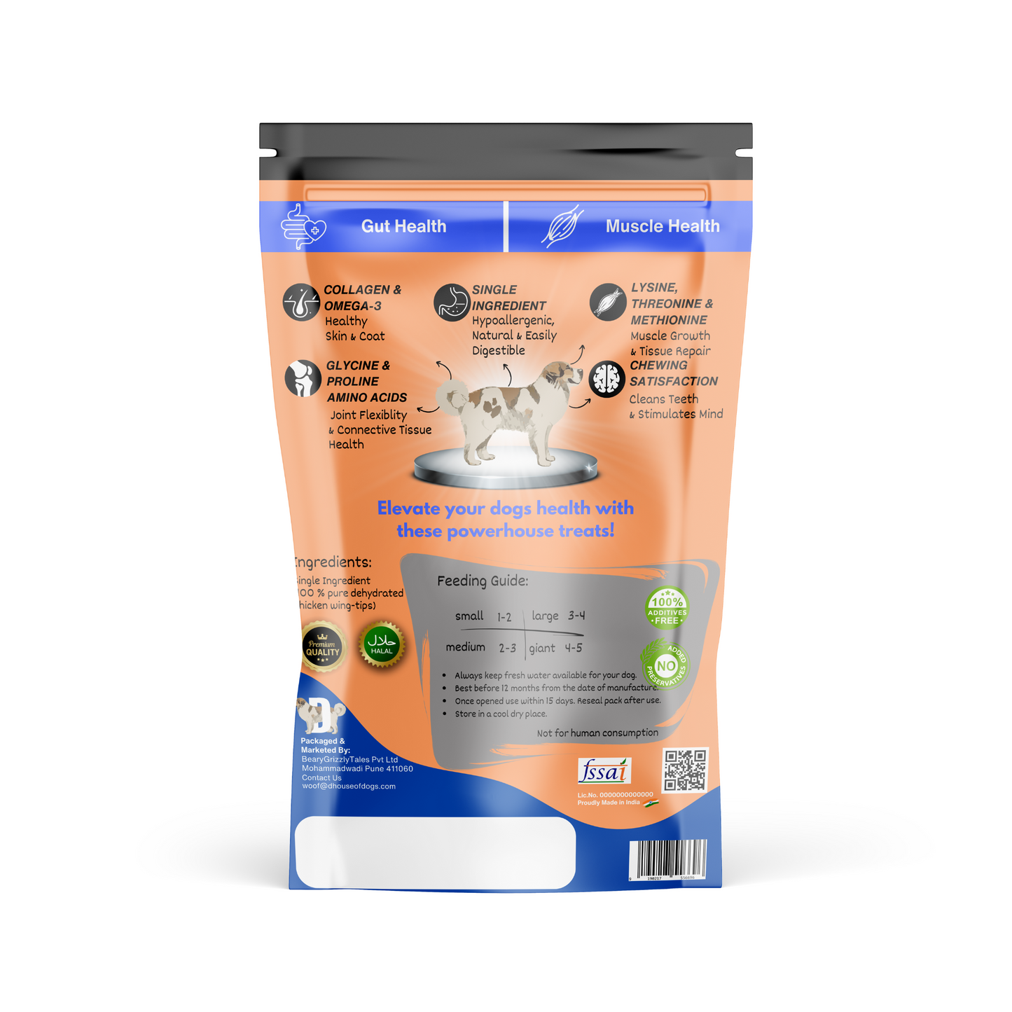 Cluckin Good Wings – Dehydrated Chicken Wing Chews