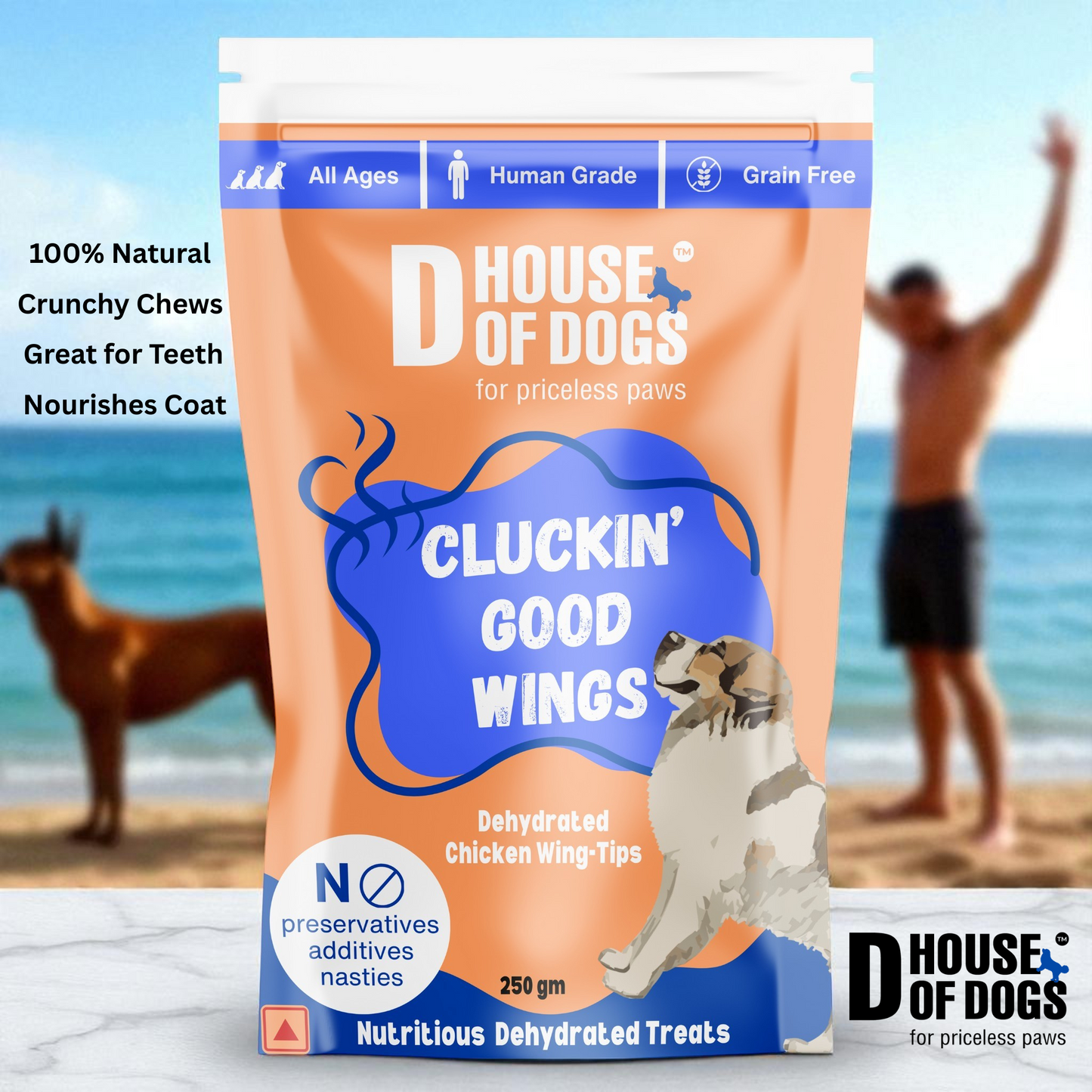 Cluckin Good Wings – Dehydrated Chicken Wing Chews