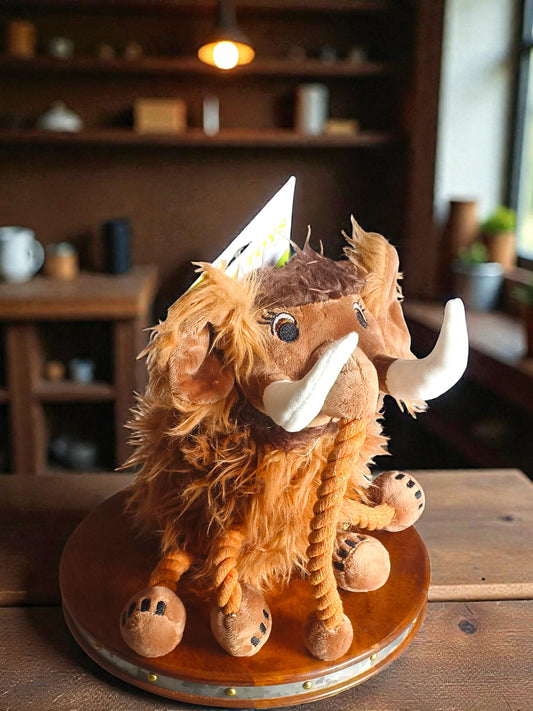 XXL Plush Rope Tuggie & Mighty Squeaker Elephant Toy for Dogs