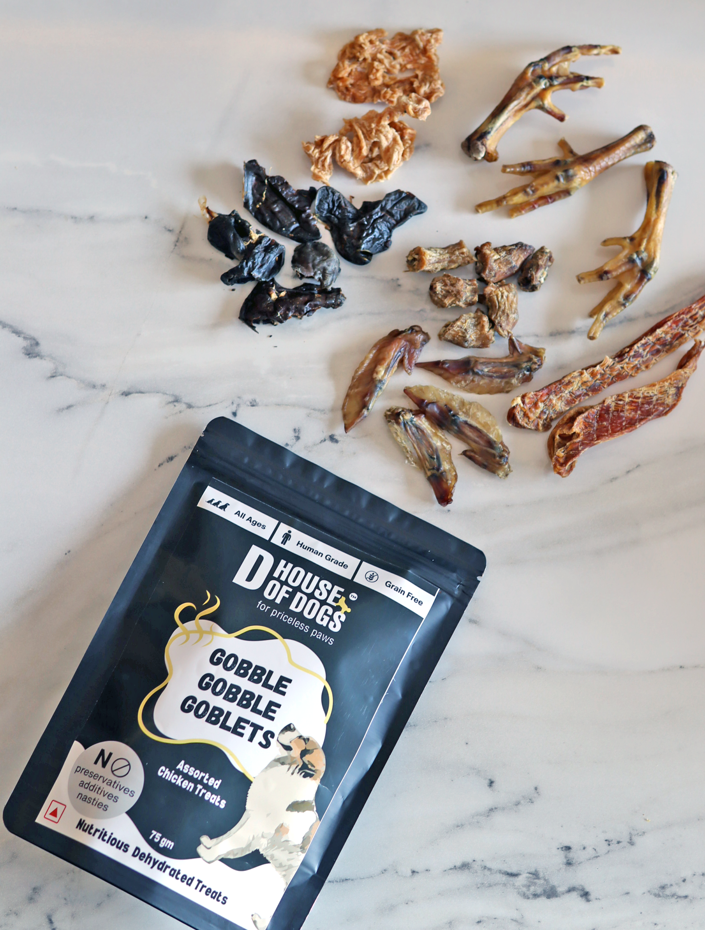 Gobble Gobble Goblets – Variety Assorted Dehydrated Chews