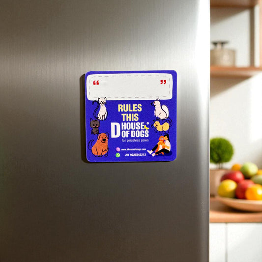 Custom Pet Name Magnetic Fridge Sticker