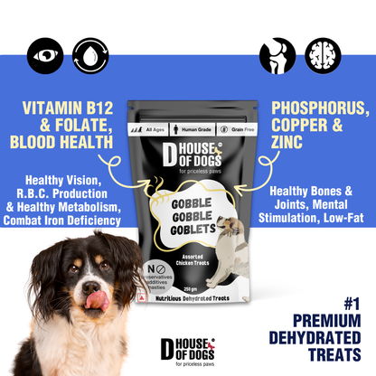 Gobble Gobble Goblets – Variety Assorted Dehydrated Chews