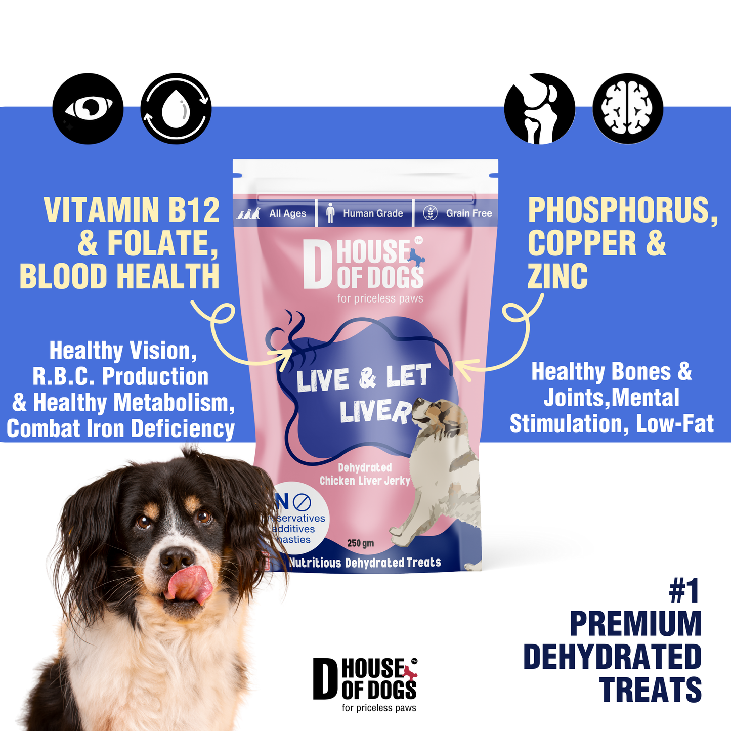 Live & Let Liver - Dehydrated Liver Jerky Chews