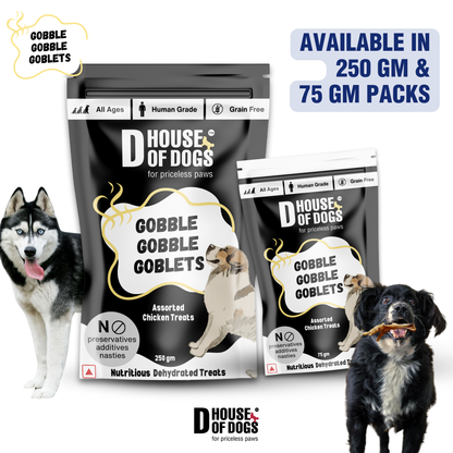 Gobble Gobble Goblets – Variety Assorted Dehydrated Chews