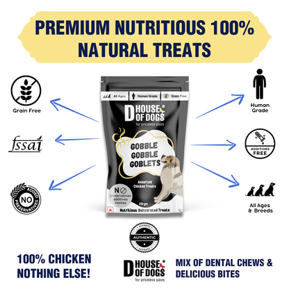 Gobble Gobble Goblets – Variety Assorted Dehydrated Chews