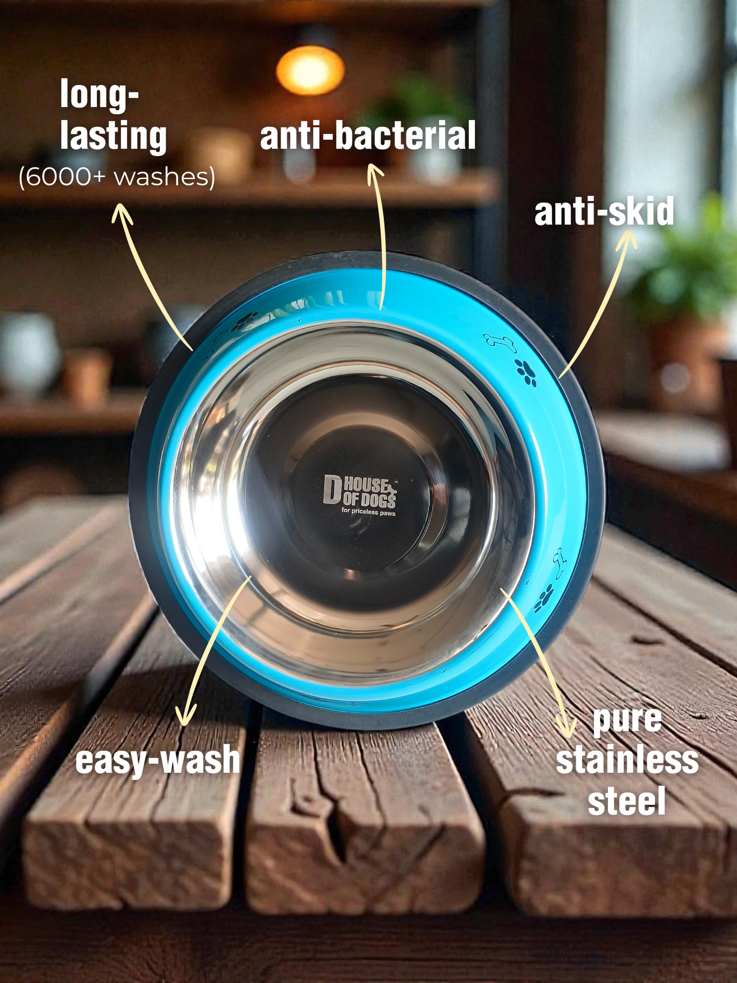 Sunshine Yellow Enamel Steel Pet Bowl