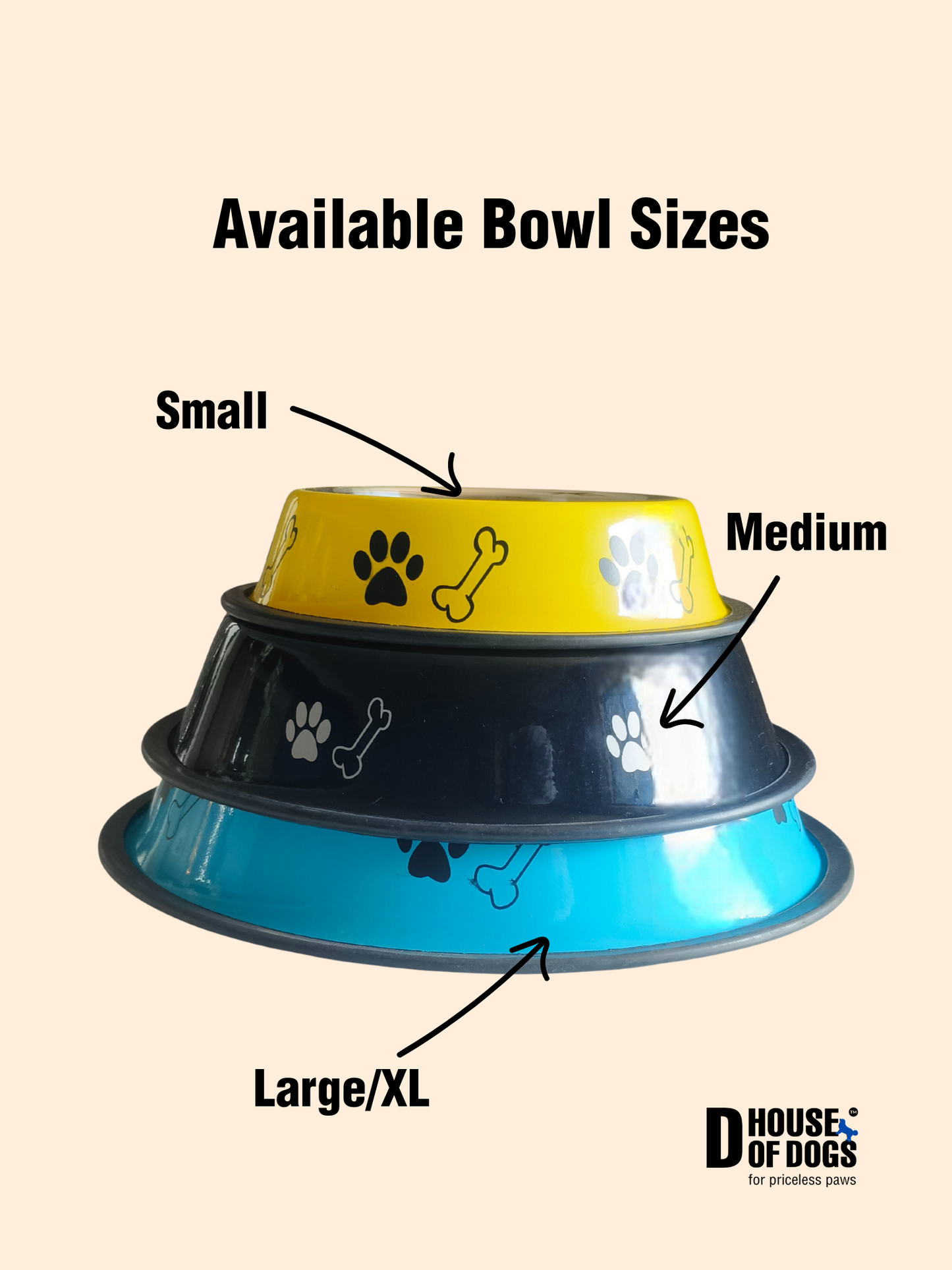 Sunshine Yellow Enamel Steel Pet Bowl