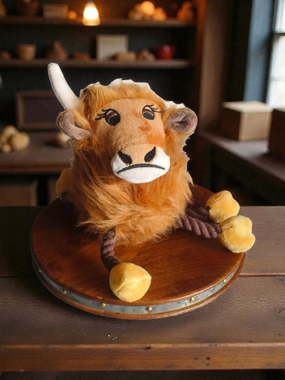 XXL Plushie Tuggie Rope and Mighty Cow Toy for Dogs