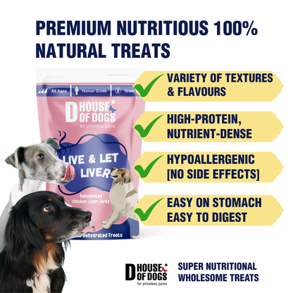 Live & Let Liver - Dehydrated Liver Jerky Chews