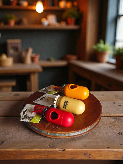 Dog Poop Waste Bags Disposal - Holder with Free Poop Bags Rolls