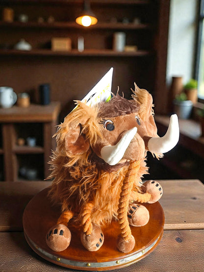 XXL Plush Rope Tuggie & Mighty Squeaker Elephant Toy for Dogs