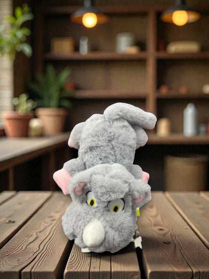 Smiley Teeth Large Plush Pet Toy with Hidden Treat Pocket – Squeaky, Soft & Built for Fun