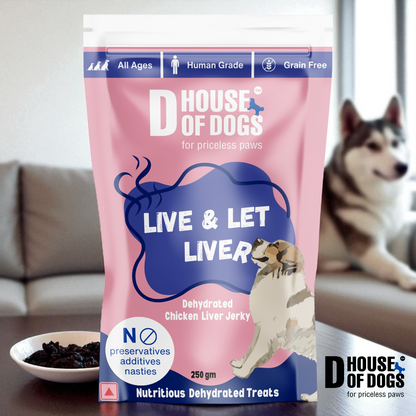 Live & Let Liver - Dehydrated Liver Jerky Chews