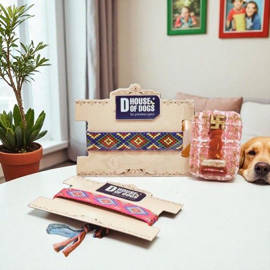 Adjustable Band Rakhi for Pets with Complimentary Roli-Chawal Pack
