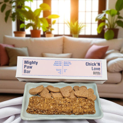 Nutrition Hamper Mighty Treat Box for Pets – MightyPaw Bar  + Chick'nLove Biscuits