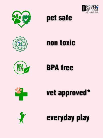 Monster ball attack plush squeaker toy for dogs and cats